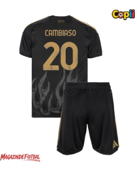 Juventus Andrea Cambiaso #20 Echipament de Fotbal Replică 2026-27 Copii Treilea (+ Șorturi)